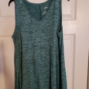 Sonoma sleeveless tunic. Aqua size L